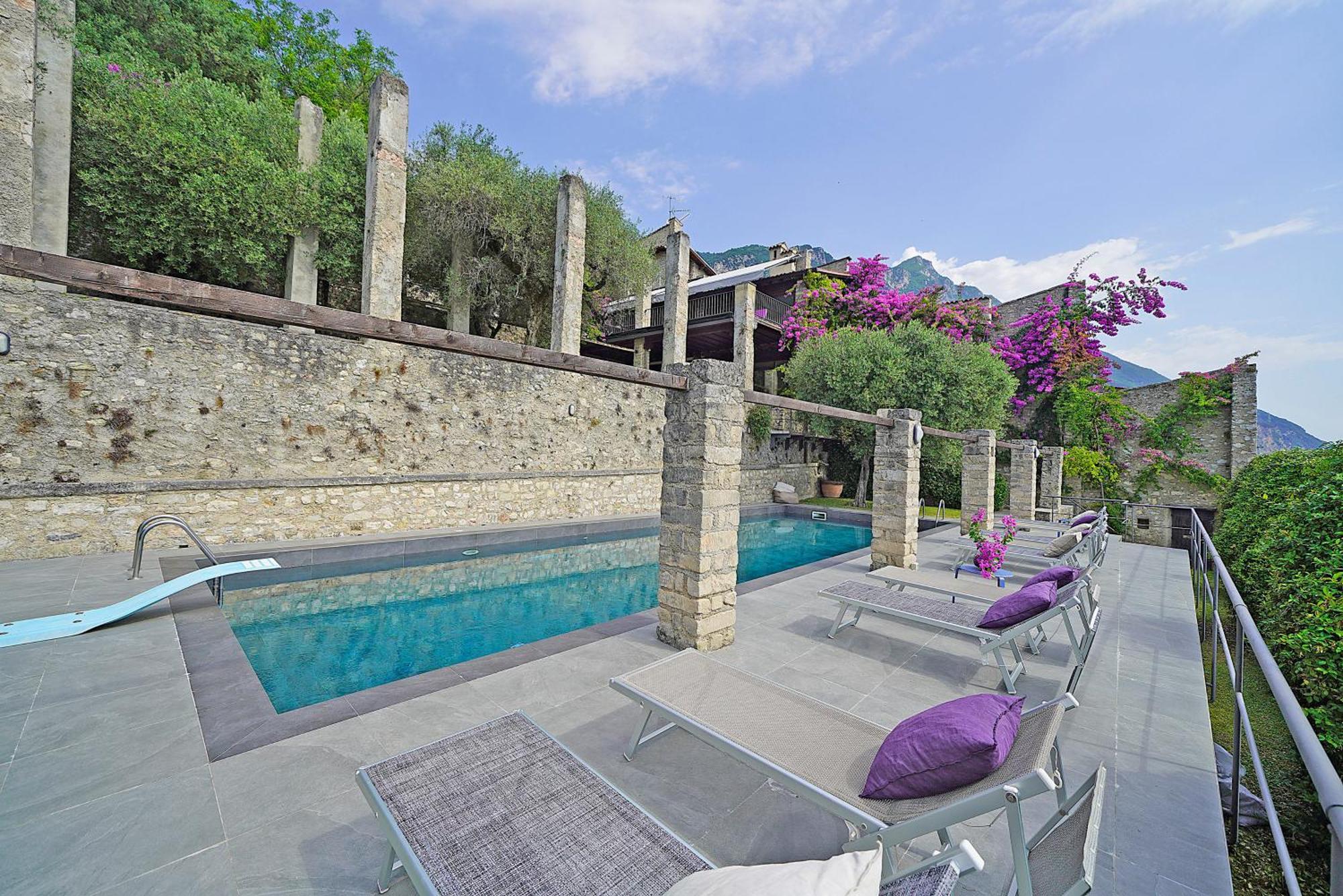Villa Rachele: Stunning Luxury Villa In Centre Gargnano With Private Pool And Breathtaking Views Exterior photo