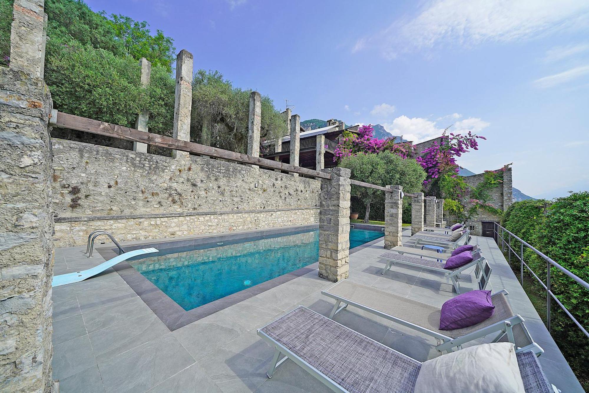 Villa Rachele: Stunning Luxury Villa In Centre Gargnano With Private Pool And Breathtaking Views Exterior photo